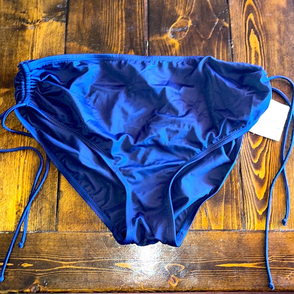 Navy bikini bottom